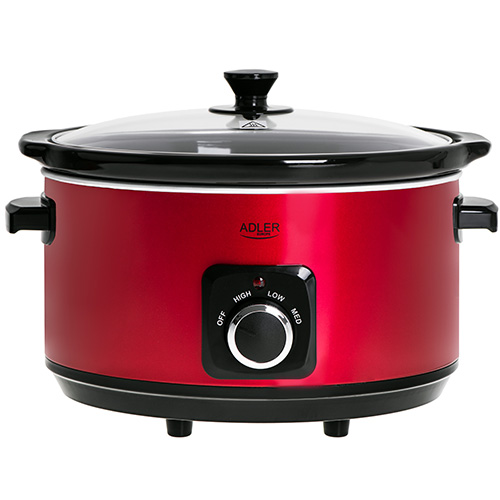 Multifunkcinis puodas Adler AD 6413r Slow cooker, 5.8L, White Adler