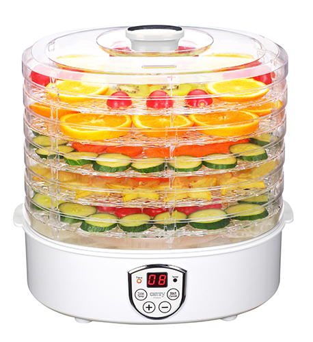 Vaisių džiovyklė Camry Food Dehydrator CR 6659	 Power 240 W, Number of trays 5, Temperature control, Integrated timer, White