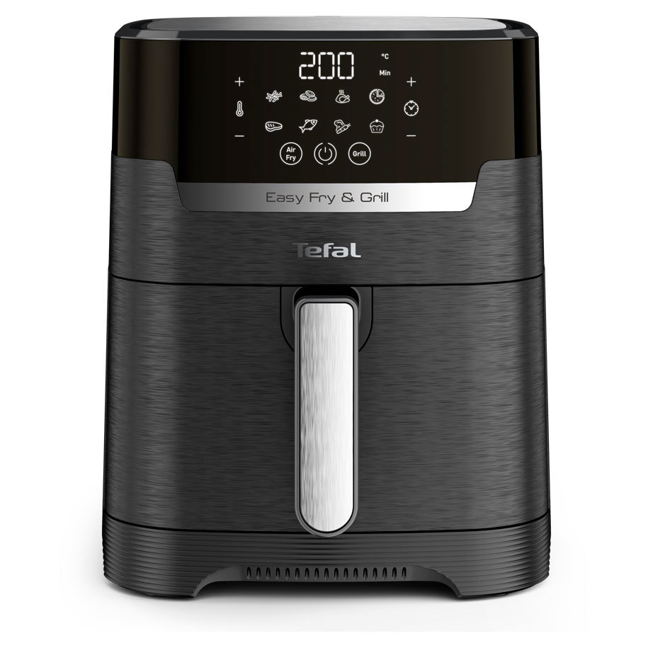Karšto oro gruzdintuvė TEFAL Fryer Easy Fry and Grill EY505815 Power 1400 W, Capacity 4.5 L, Black