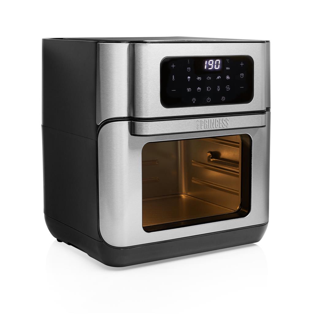 Karšto oro gruzdintuvė Princess Aerofryer Oven 182065 Power 1500 W, Capacity 10 L, Black/Stainless Steel