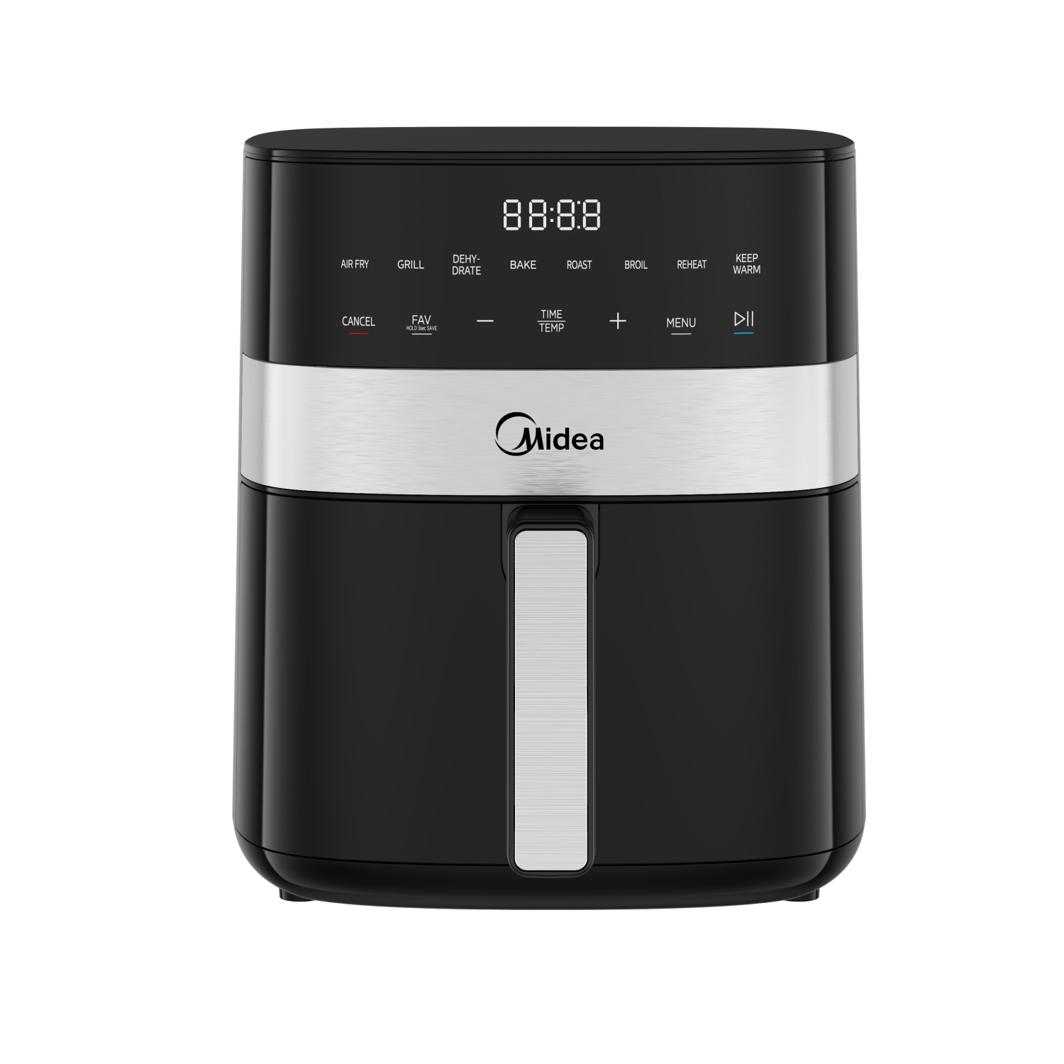 Karšto oro gruzdintuvė Midea MF-CN65E 6.5 L Juoda