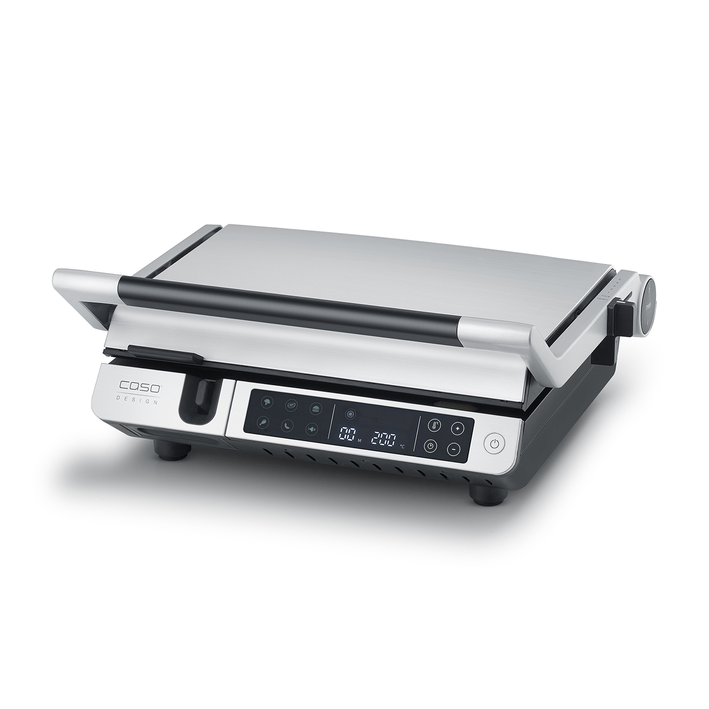 Elektrinis grilis Caso SteakMaster Pro, 2000 W, nerūdijančio plieno/juodas