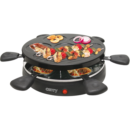 Elektrinis grilis Camry CR 6606 Raclette, 1200 W, Black