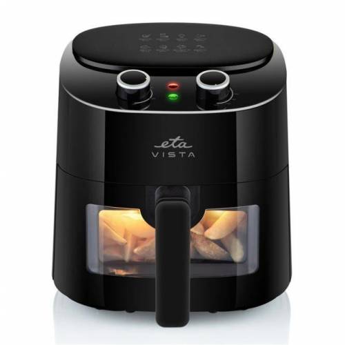 Karšto oro gruzdintuvė ETA Hot air fryer ETA016890000 Vista Power 1300 W Capacity 4.3 L Hot air technology Black