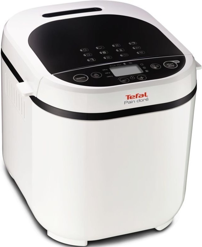 Duonkepė TEFAL Breadmaker Pain Doré 720 W Programmes Qty 12 Black White