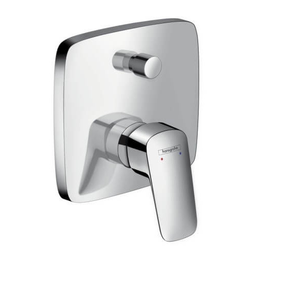 Hansgrohe Logis (71405000) potinkinis maišytuvas, 2 krypčių išbėgimas : Spalva - Chromas