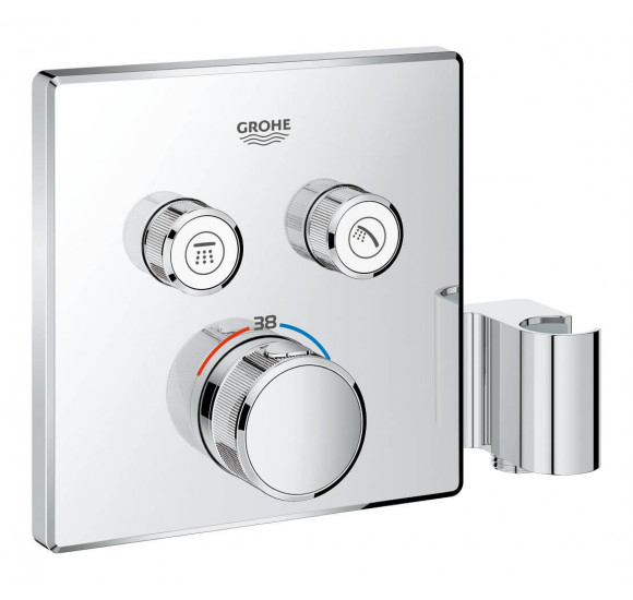 Grohe Grohtherm SmartControl potinkinis termostatinis maišytuvas 2 krypčių išbėgimas (29125000) : Spalva - Chromas