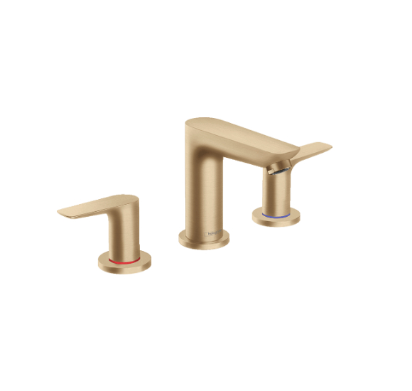 3 dalių maišytuvas praustuvui Hansgrohe Talis E : Spalva - Šlifuotas paviršius - bronzos
