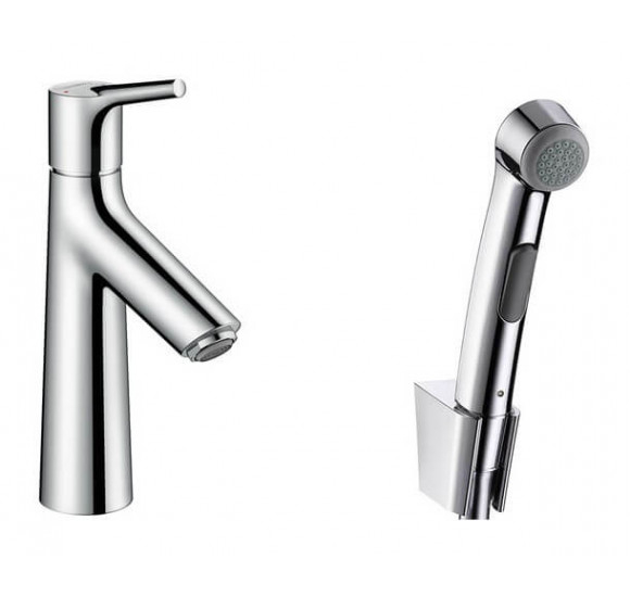 Hansgrohe Talis S maišytuvas su bidete dušeliu : Spalva - Chromas