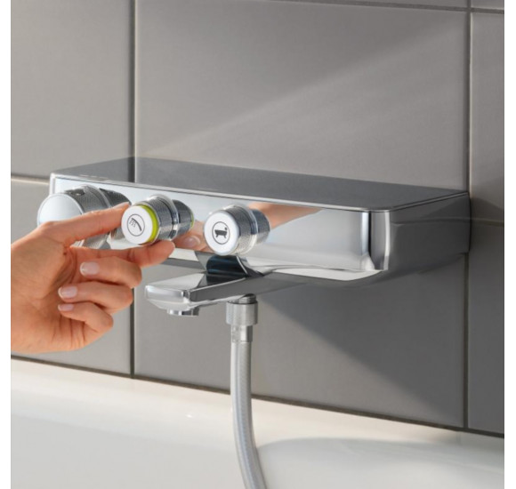 Grohe Grohtherm SmartControl termostatinis vonios maišytuvas, chromas : Spalva - Chromas