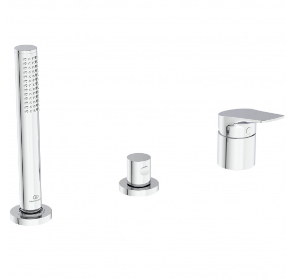 Ideal Standard La Dolce Vita 3-jų dalių maišytuvas voniai BD670AA, pasirinkite spalvą : Spalva - Chromas
