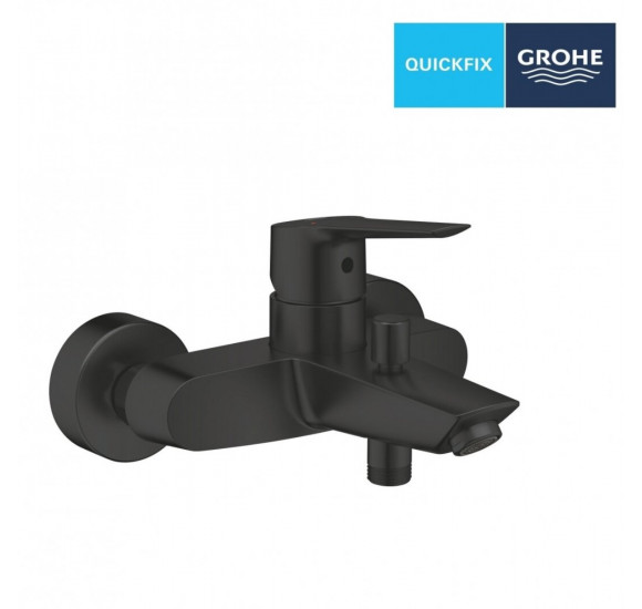 GROHE Start sieninis vonios maišytuvas su diverteriu, juodas matinis 322782432 : Spalva - Juoda matinė