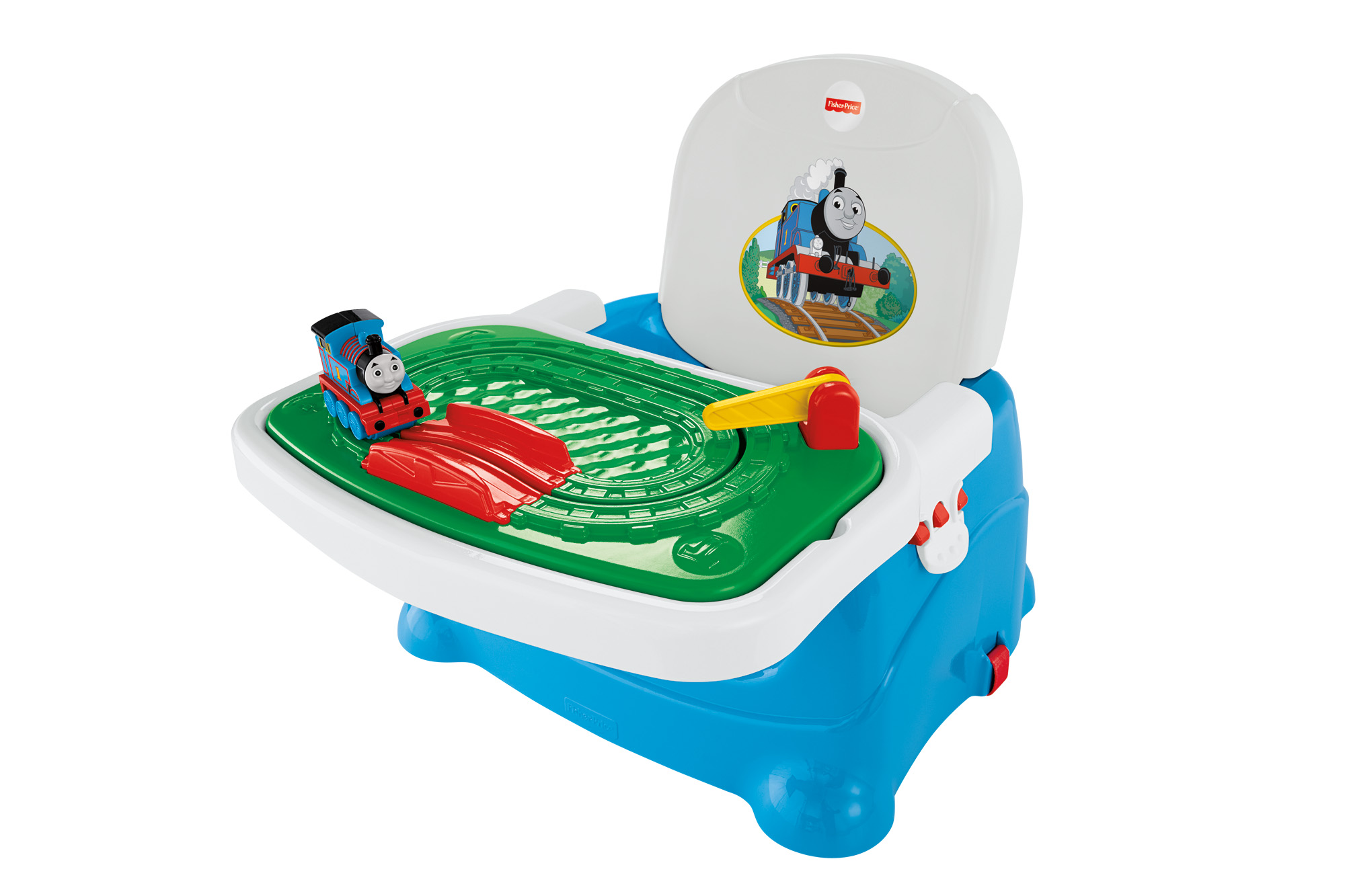 FISHER PRICE maitinimo kėdutė su žaidimų padėklu THOMAS AND FRIENDS