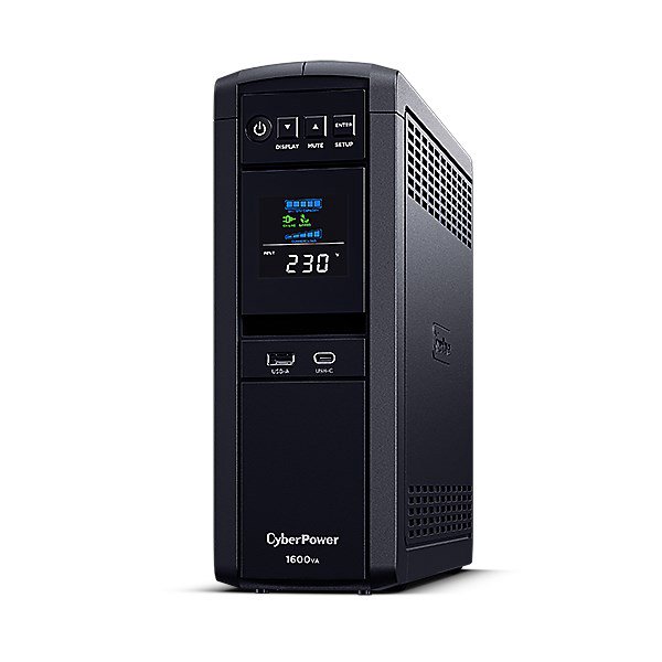 UPS nepertraukiamo maitinimo šaltinis CyberPower  Backup UPS Systems  CP1600EPFCLCD  1600 VA  10