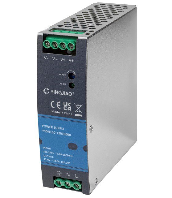 Yingjiao DIN maitinimo šaltinis YSDN150 12V 10A 120W