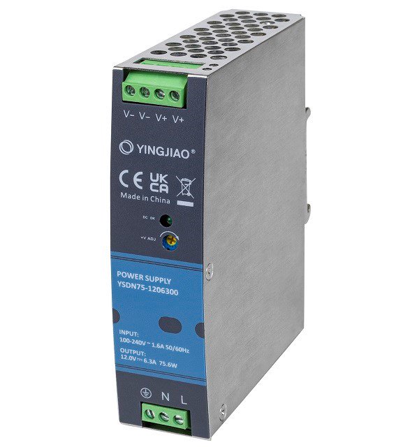 Yingjiao DIN maitinimo šaltinis YSD75 12V 6,3A 75W