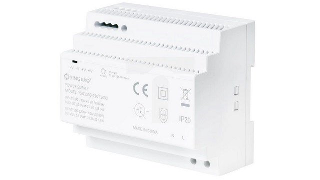 Yingjiao DIN maitinimo šaltinis YSDS 12V 11,3A 136W