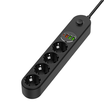 AV maitinimo šaltinis  ColorWay Power Socket  CW-CHE44PDB