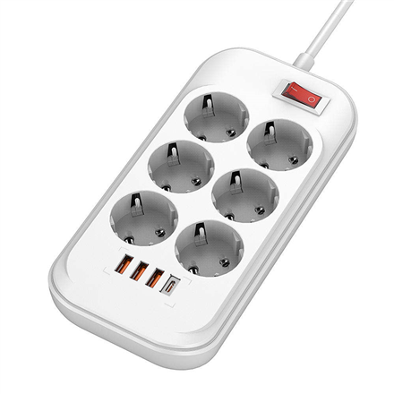 AV maitinimo šaltinis  ColorWay Power Socket  CW-CHE64PDW