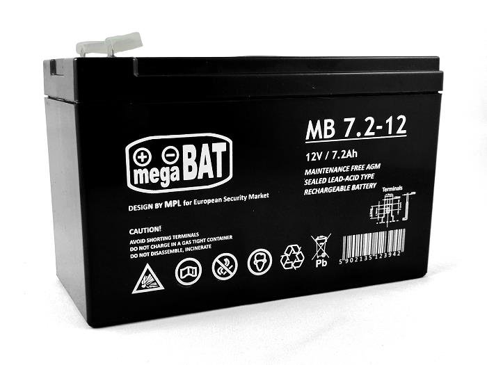 UPS nepertraukiamo maitinimo šaltinis MPL POWER ELEKTRO MB 7.2-12
