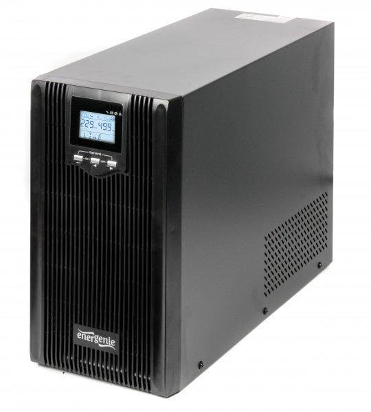 UPS nepertraukiamo maitinimo šaltinis EnerGenie 3000VA pure sine wave UPS EG-UPS-PS3000-01 LCD displ