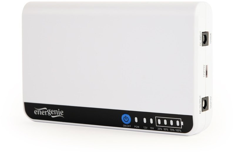 GEMBIRD UPS for DC devices 12 - 15V 18W white
