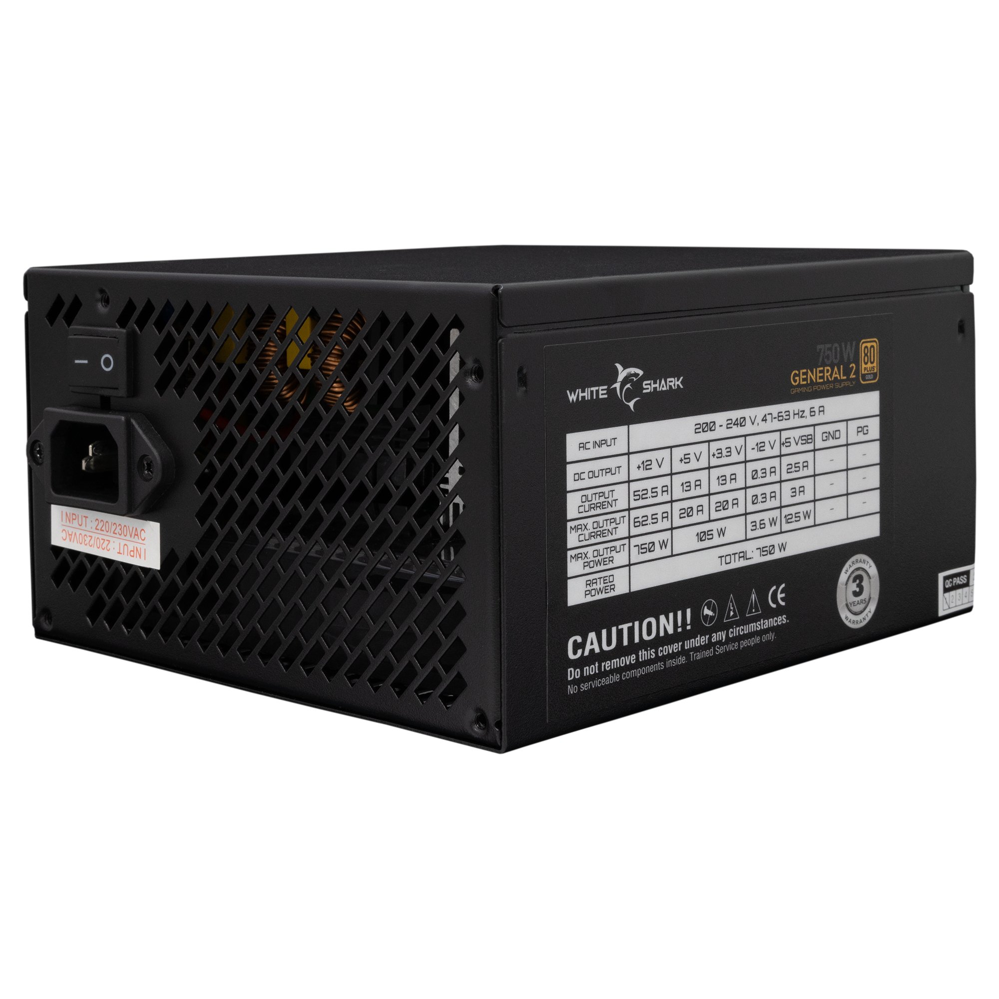 White Shark GPSU-750W General-2 750W 80+ GOLD Full Modular