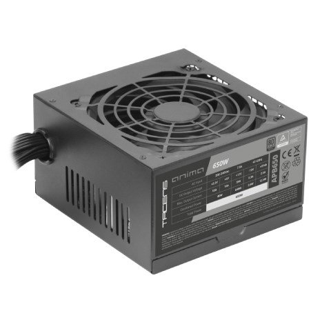 Tacens Anima APB650 maitinimo blokas 650 W 24-pin ATX ATX Juoda