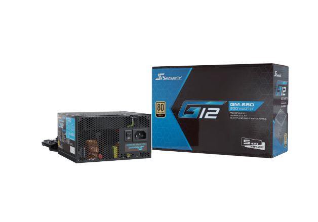 Power SupplySEASONICG12 GM-650650 WattsEfficiency 80 PLUS GOLDMTBF 100000 hoursSSR-650FM