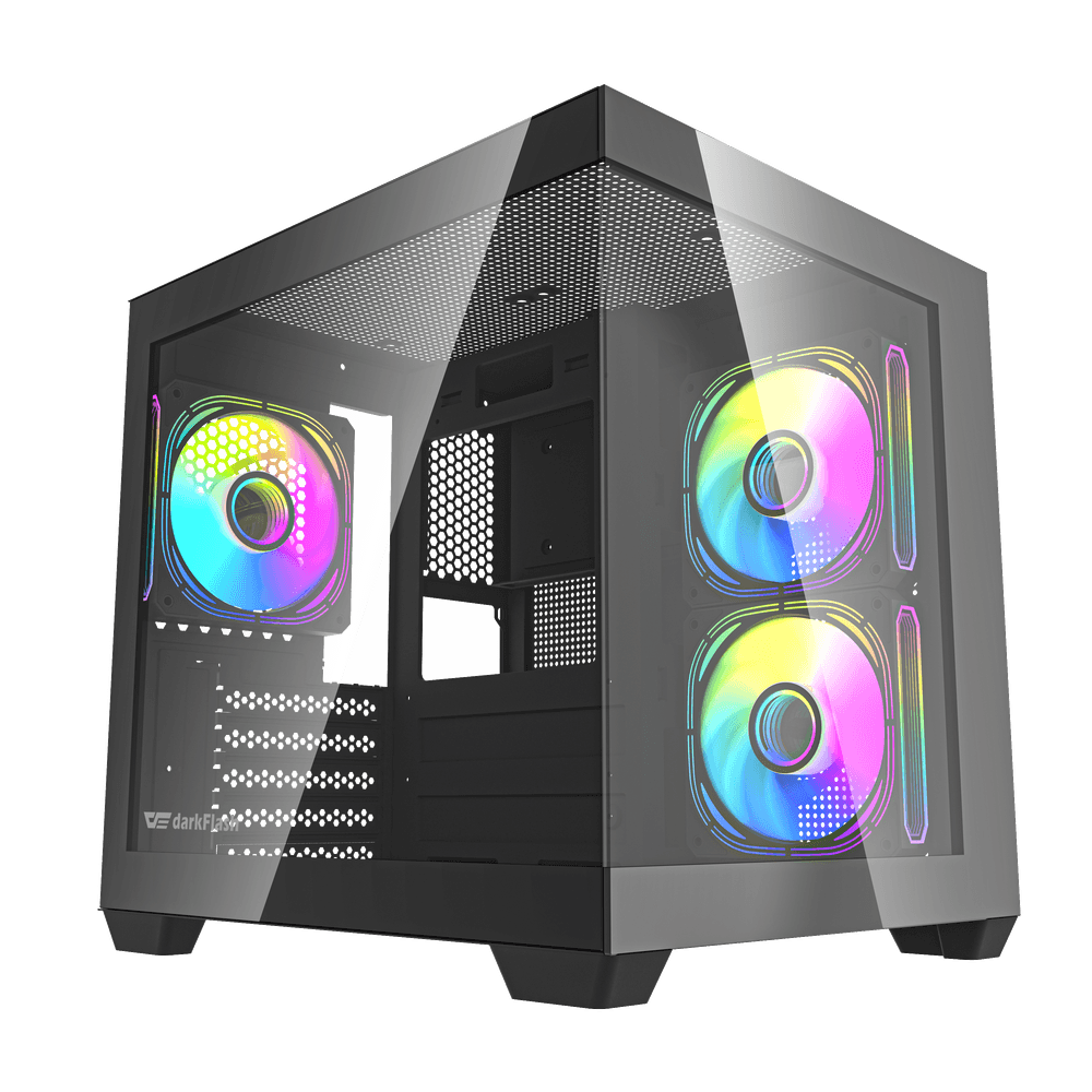 Darkflash C275P M-ATX Kompiuterio Korpusas - Juodas