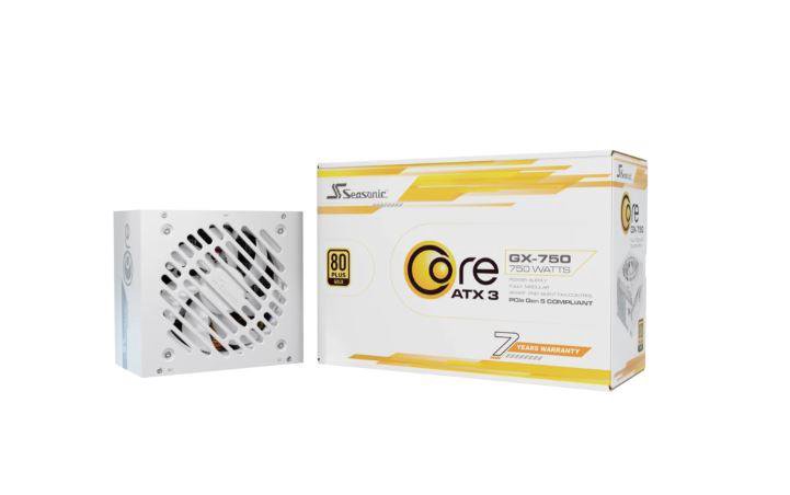 Power SupplySEASONICCORE GX White750 WattsEfficiency 80 PLUS GOLDMTBF 100000 hoursSRP-CGX751