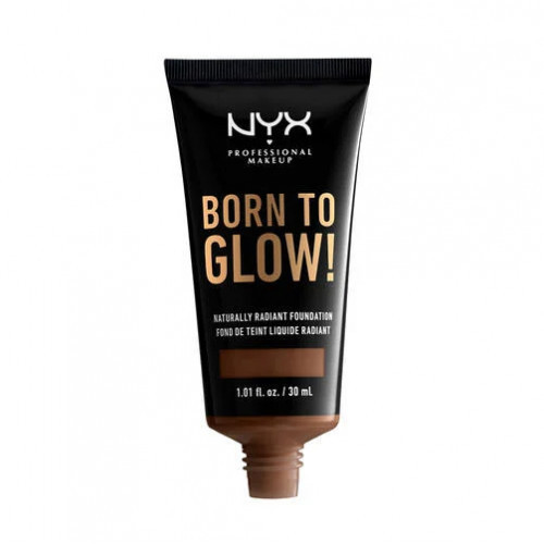 NYX Professional Makeup Born To Glow! Naturally Radiant Foundation Makiažo pagrindas, 20 Deep Rich