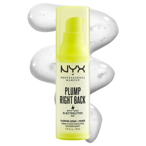 NYX Professional Makeup Plump Right Back Plumping Serum + Primer Makiažo bazė-serumas, 30ml