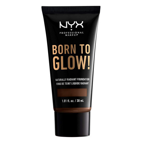 NYX Professional Makeup Born To Glow! Naturally Radiant Foundation Makiažo pagrindas, 23 Chestnut