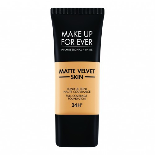 Make Up For Ever Matte Velvet Skin Stipriai maskuojantis makiažo pagrindas, Y205 Alabaster