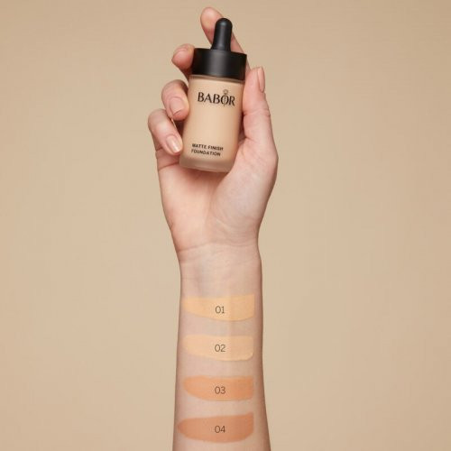 Babor Matte Finish Foundation Matifikuojanti kreminė pudra, 03 Natural*