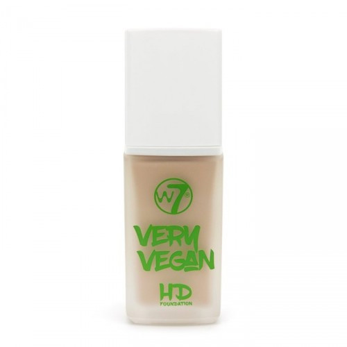 W7 Cosmetics W7 Very Vegan HD Foundation makiažo pagrindas (Spalva - Fresh Beige), Sand Beige