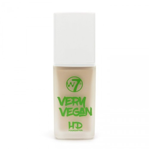 W7 Cosmetics W7 Very Vegan HD Foundation makiažo pagrindas (Spalva - Fresh Beige), Bare Buff