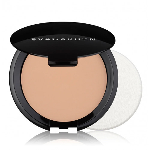 EVAGARDEN Luxury Compact Powder Sausa pudra fiksavimui, 886 Light