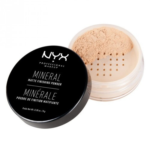 NYX Professional Makeup Mineral Finishing Powder Mineralinė makiažo pudra, Light/Medium