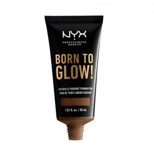 NYX Professional Makeup Born To Glow! Naturally Radiant Foundation Makiažo pagrindas, 21 Cocoa