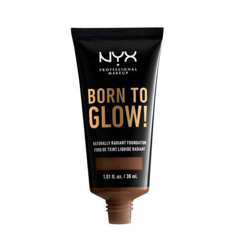 NYX Professional Makeup Born To Glow! Naturally Radiant Foundation Makiažo pagrindas, 22 Deep Cool