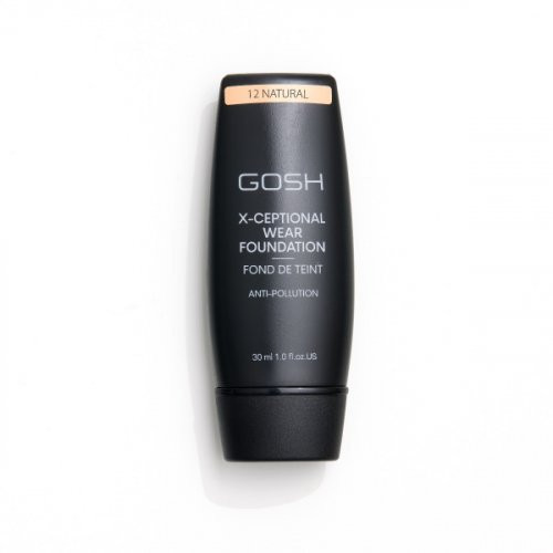 GOSH Copenhagen X-Ceptional Wear Foundation Makiažo pagrindas, 12 Natural