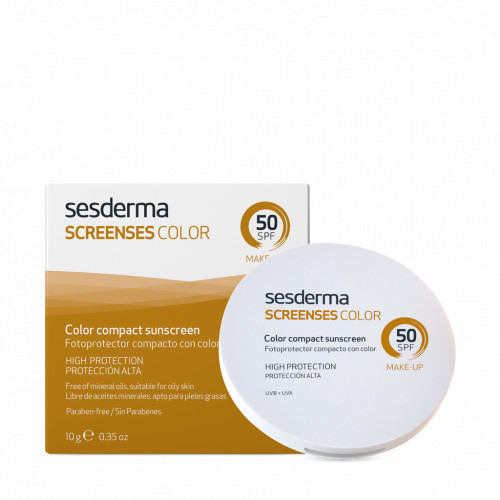 Sesderma Screenses Compact SPF 50 Light Kompaktinė pudra - šviesi, 10g