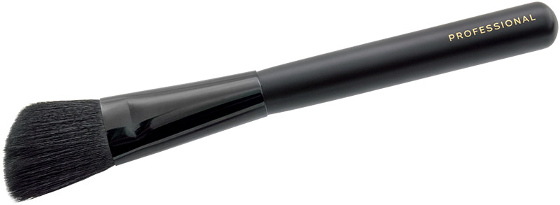 Kosmetinis šepetėlis skruostams dažyti OSOM Professional PF0082TY-5C, įstrižos formos, nailono plaukų