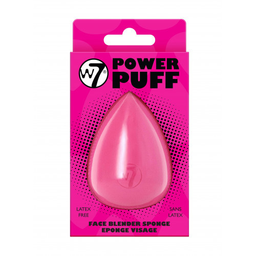 W7 Cosmetics Power Puff Elipsės formos makiažo kempinėlė, Primrose Hot Pink