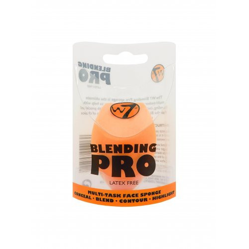 W7 Cosmetics Blending Pro Multi-Tasking Makeup Sponge Makiažo kempinėlė, Orange