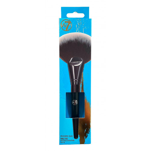 W7 Cosmetics Fluffy Fan Brush Šepetėlis biriai pudrai, 1 vnt.