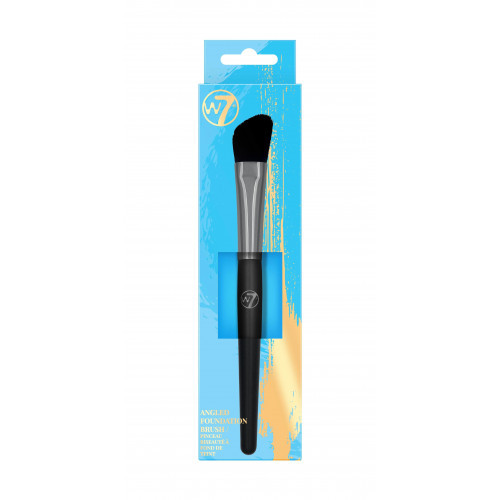 W7 Cosmetics Angled Foundation Brush Kampinis skaistalų šepetėlis, 1 vnt.