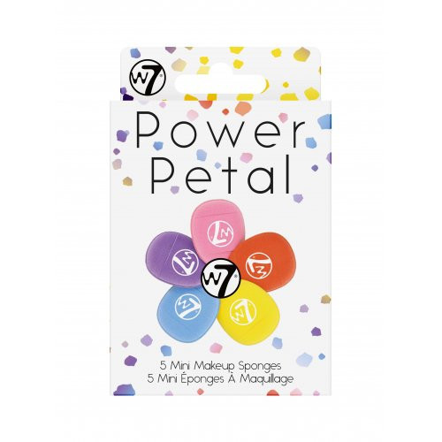 W7 Cosmetics Power Petal Mini Finger Makeup Sponge Set Mini makiažo kempinėlės, Rinkinys